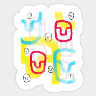 faces Sticker
